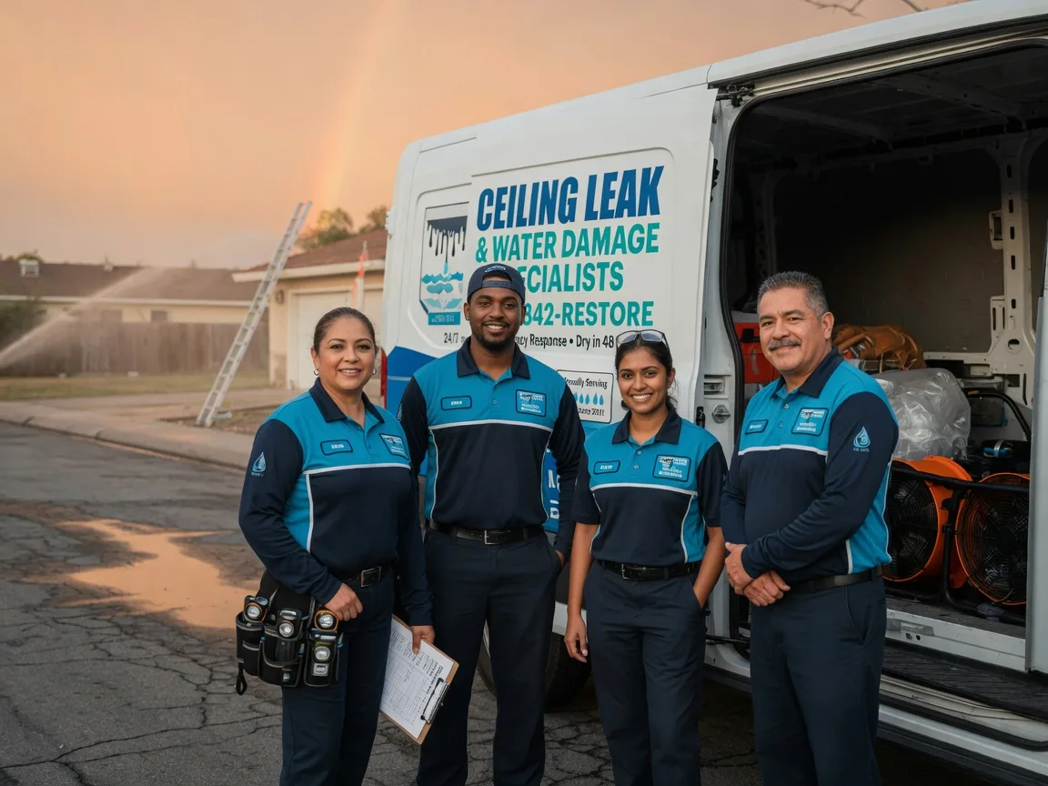 Ceiling Leak Cleanup company in Telephone, TX